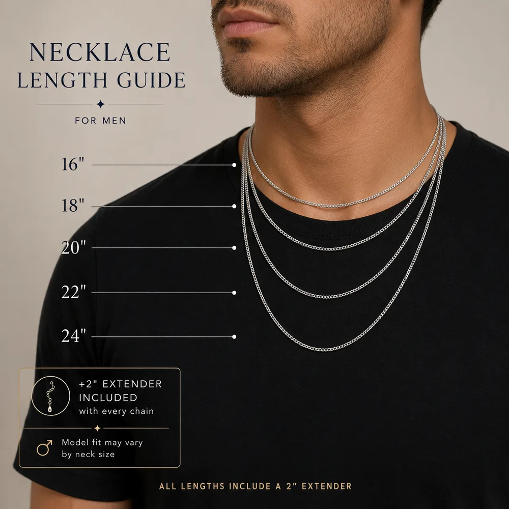Necklace length guide