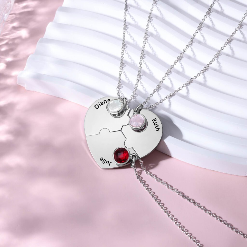 3 Way Best Friend Necklace - FARUZO